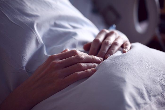 patient in a hospital