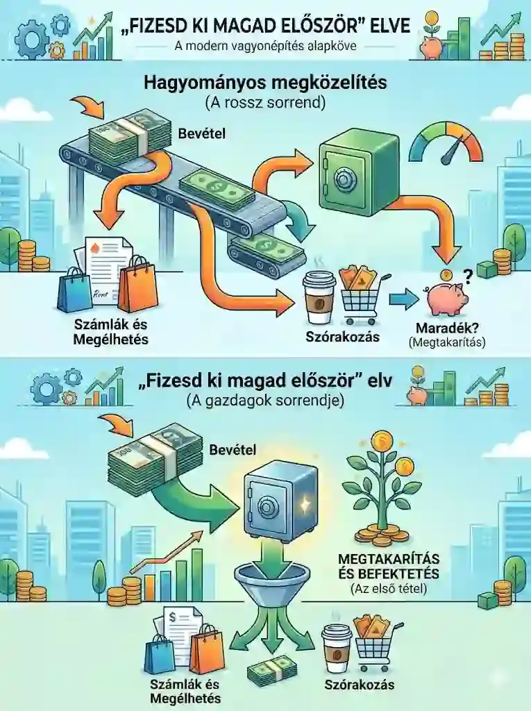 Fizesd ki magad először elv – automatikus megtakarítás a fizetésből