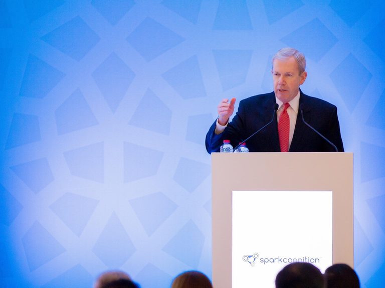 Speaking at an event sponsored by sparkcognition