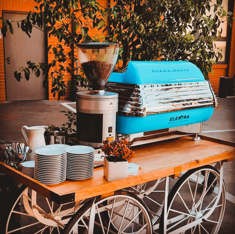Mobile Kaffeebar für Hochzeiten in München