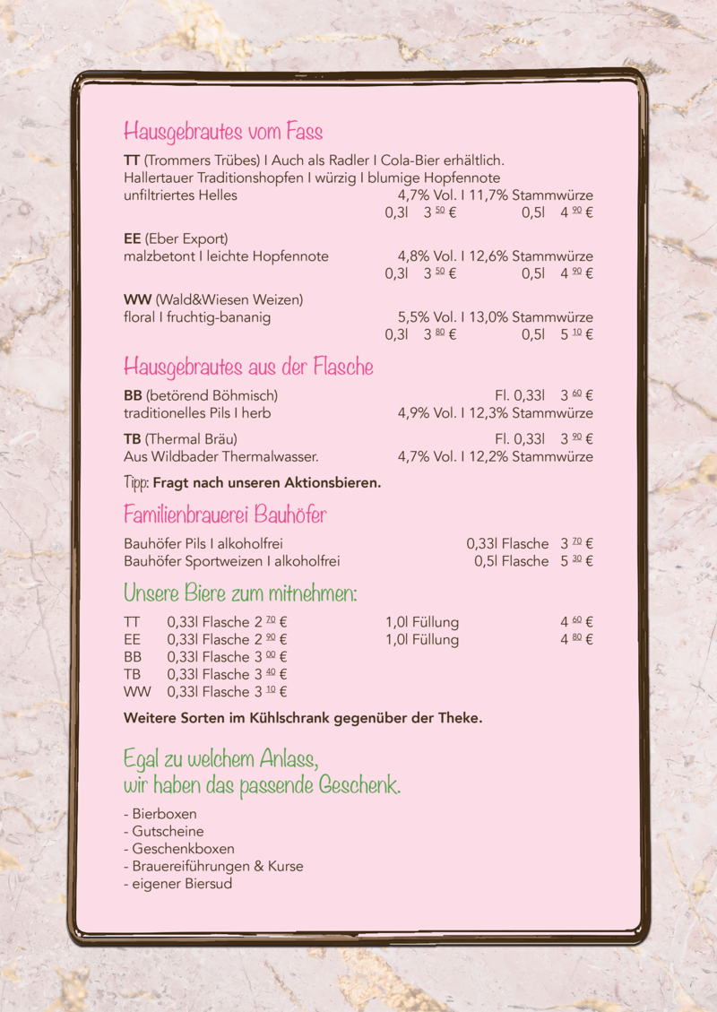 Hausgebrautes