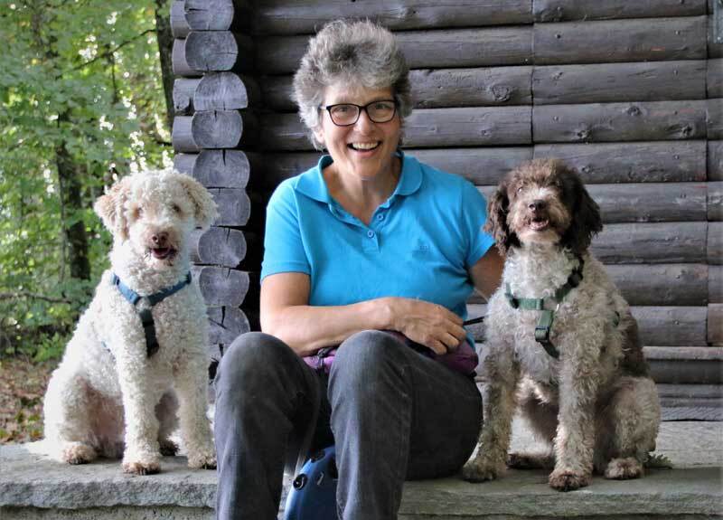 Claudia Greder mit ihren Lagotto