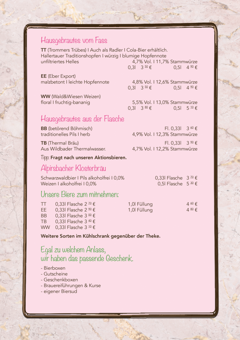 Hausgebrautes