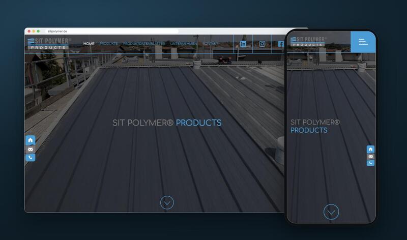 Website SIT Polymer Products auf Rechner und Handy