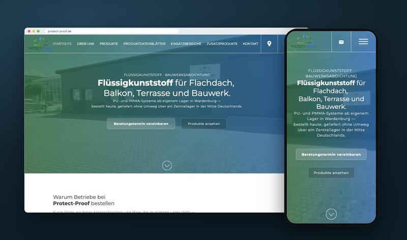 Website Protect-Proof auf Rechner und Handy