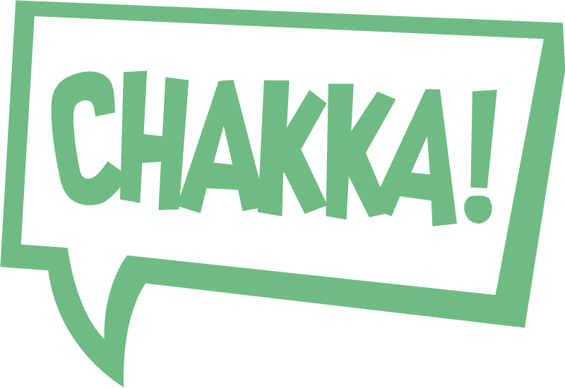 Werbeagentur für Startups & Gründer: erschwinglich und kreativ – eine Sprechblase mit dem Wort CHAKKA!