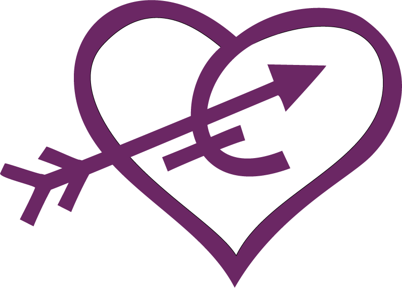 Werbeagentur für Startups & Gründer: erschwinglich und kreativ – ein Herz einem Pfeil und mit einem Euro-Symbol