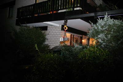 Bergung eines Fahrzeuges