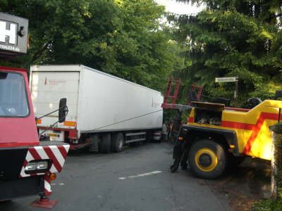 Bergung eines LKWs F. Schmidt OHG
