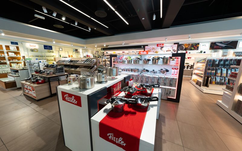 Kochgeschirr-Ausstellung von Fissler und WMF