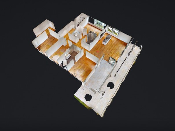 Virtuelle 360°-Besichtigung mit 3D-Übersicht