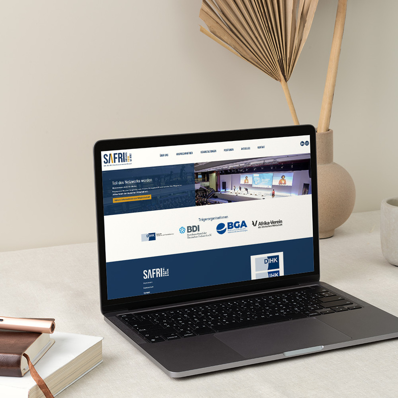safri.de | Webdesign als Teil des Corporate Design Relaunch