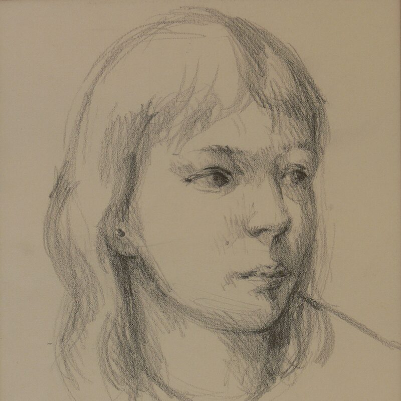 elke 1987, 32 x 24 cm, graphit auf papier