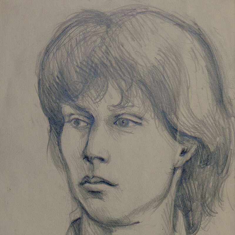 ralph 1986, 11,4" x 8,1", graphite pencil on paper