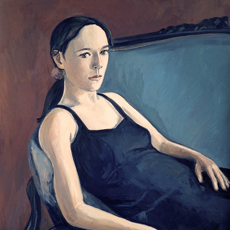 christa 1994, 109 x 81 cm, öl auf baumwolle