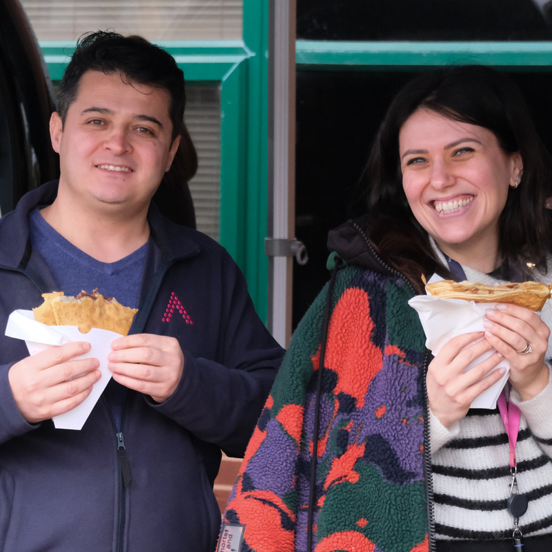 Pancake Day celebrations with Birmingham and Stafford colleagues
