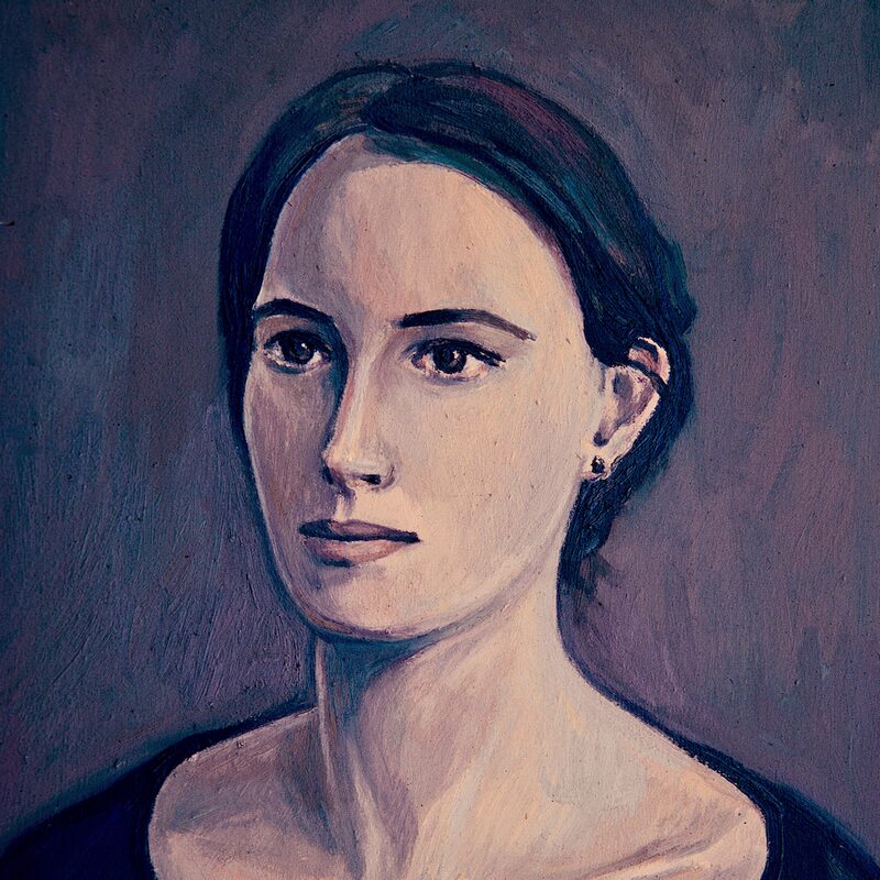 judith 1996, 19,7" x 15,7", oil on cotton
