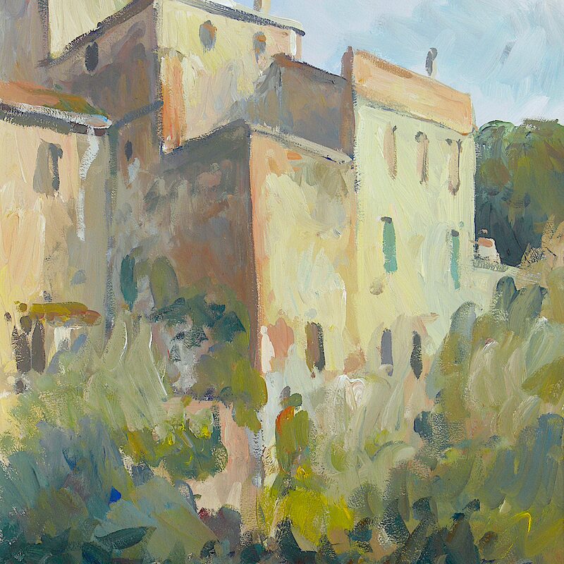 umbertide - ombrie 1988, 48 x 36 cm, gouache sur papier