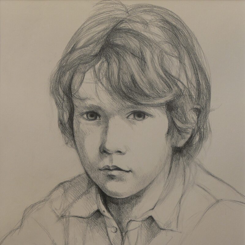 oskar 2020, 56,5 x 42 cm, 
 graphit auf papier