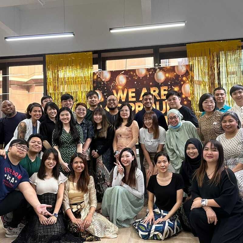 Hari Raya celebration and team building afternoon in Singapore