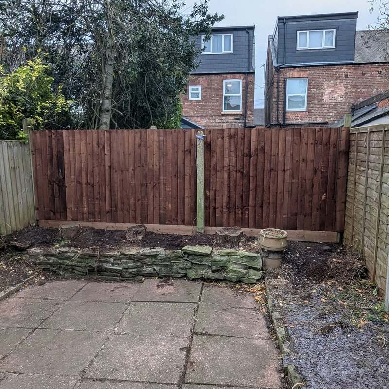 A recent bespoke fence installation for a landlord of a HMO in Nottingham.