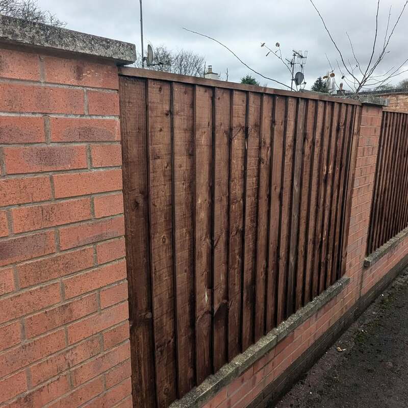 A recent bespoke fence installation for a lady in Sherwood, Nottingham.