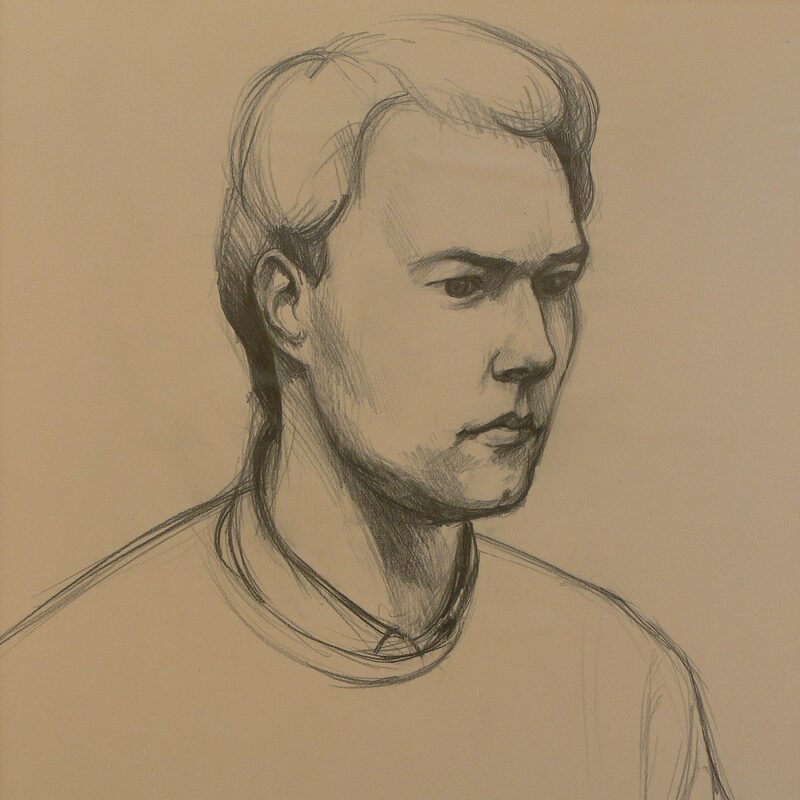 thomas 1995, 64,5 x 49,5 cm, graphit auf papier