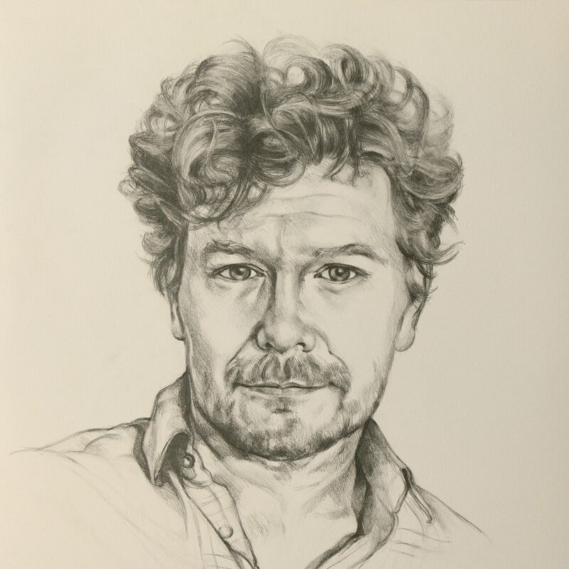 joshua 2020, 56 x 41 cm,  
 graphit auf papier