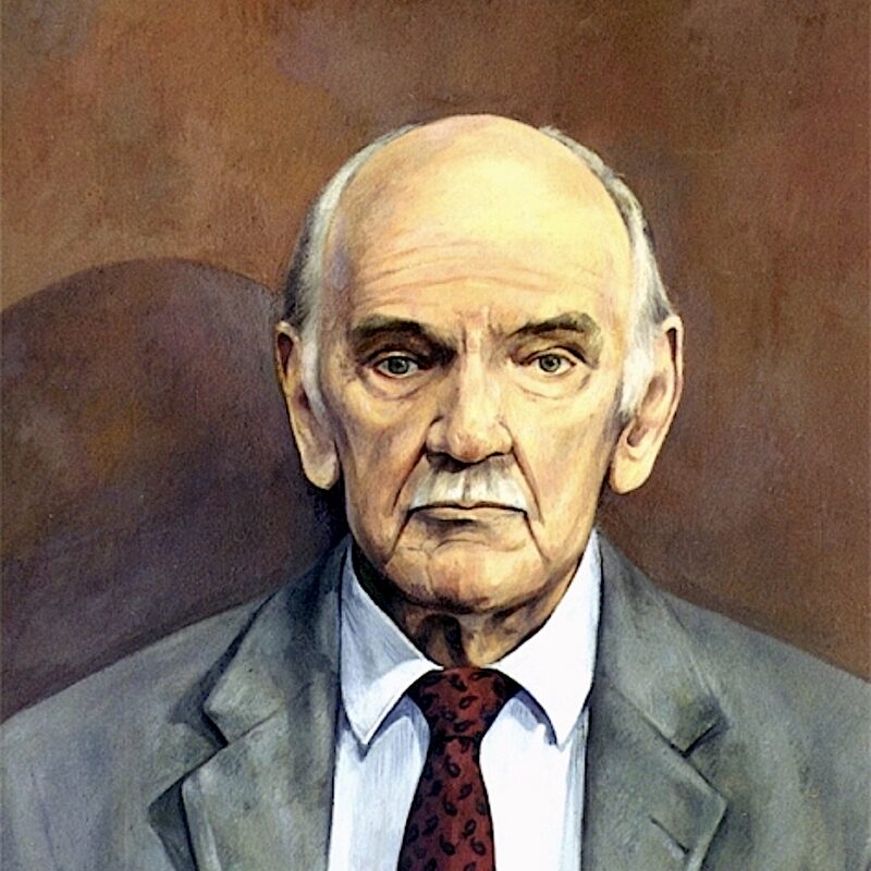 egon müller III - scharzhof 2000, 69 x 60 cm, öl auf baumwolle