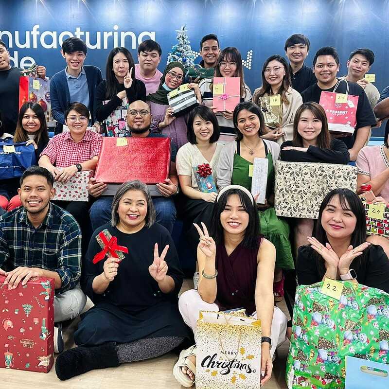 Annual Christmas gift giving afternoon in Singapore