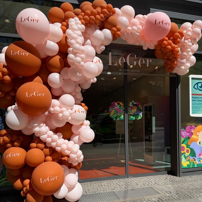 Ballondeko mit Markenbranding - Lena Gerke 
