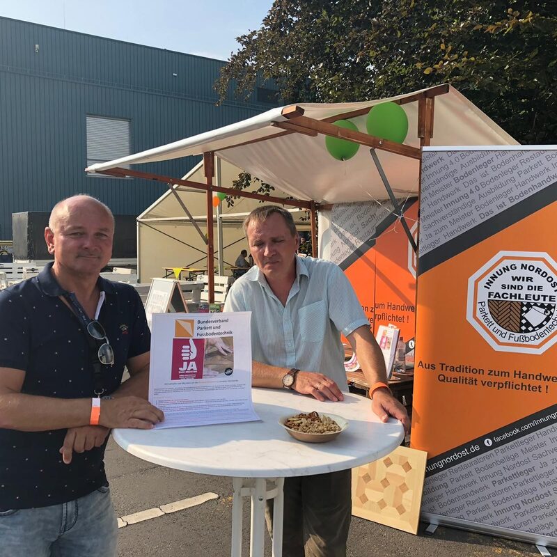 Fries Sommerfest 1. Berliner Bodenlegermeisterschaft
