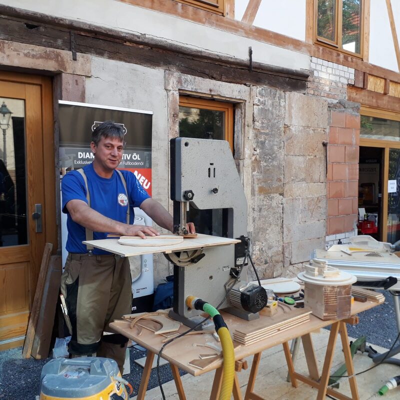 Parkettleger on Tour, Rauenberg Winzermuseum, gemeinütziges Projekt
