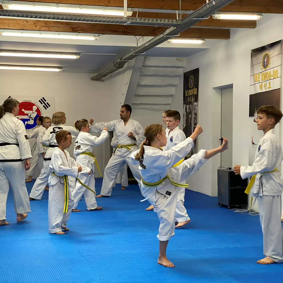Kindertraining im Tae Kwon Do