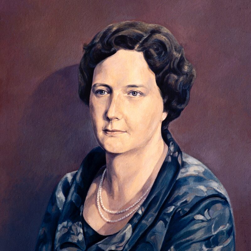 mrs müller - scharzhof 2000, 27,2" x 23,6", oil on cotton