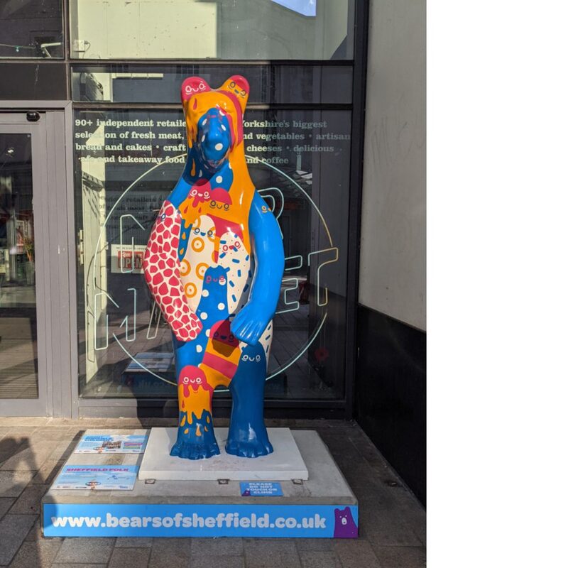Our Bear of Sheffield, raising money for Sheffield Children Hospital.