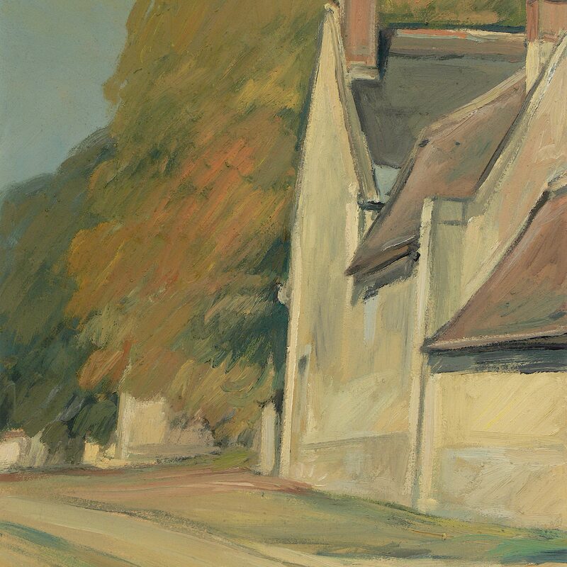 gut bei montpoupon - indre-et-loire 1996, 49 x 40,5 cm, öl auf karton
