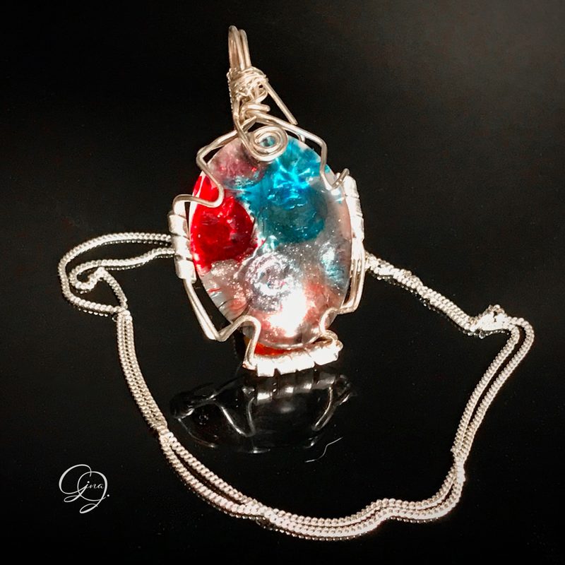 Giessen wir einfach mal Luftpolsterfolie ein .....
Dipon EpoxyPlast 3D B20
Kandydip Alcohol Inks