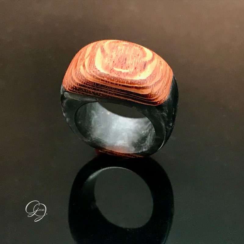 Ring mit Perlholz

KandyDip 
Dipon EpoxyPlast 3D B20 Jewel Cast