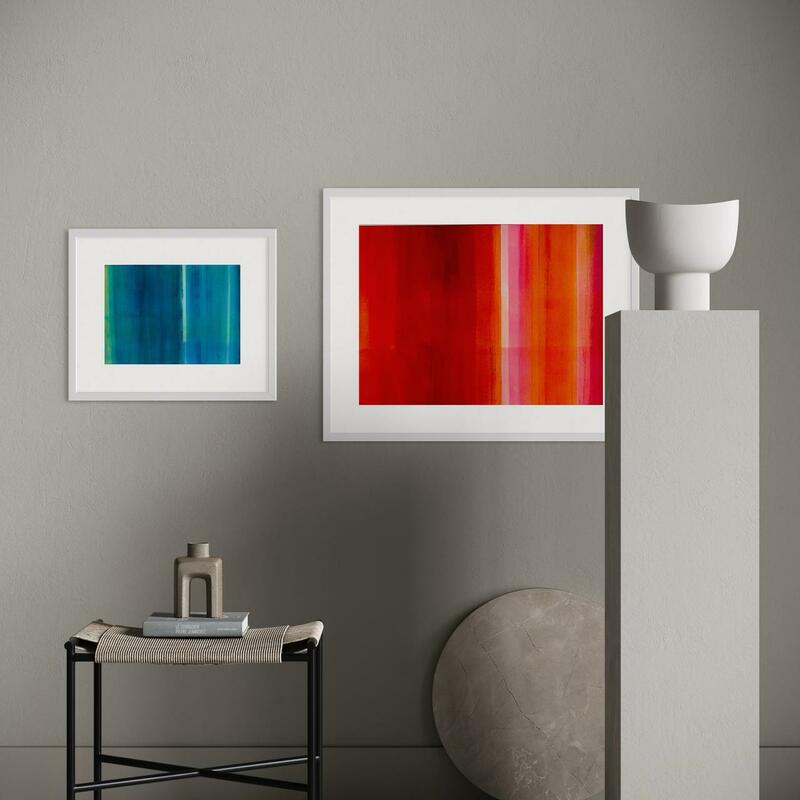 Gemälde: Symphonie 
Stil: Abstrakte  Malerei 
Acrylfarben auf Aquarellpapier 
Format: 22x30cm
Preis: 100€
Verfügbarkeit:
 sofort lieferbar