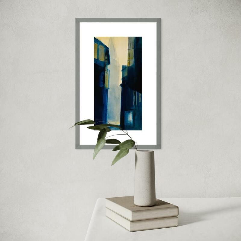 Gemälde: Church 
Stil: Abstrakte Malerei, Lasur Arbeit in Acryl auf Aquarellpapier 
Format: 40x20cm
Preis: 140€
Verfügbarkeit: 
sofort lieferbar