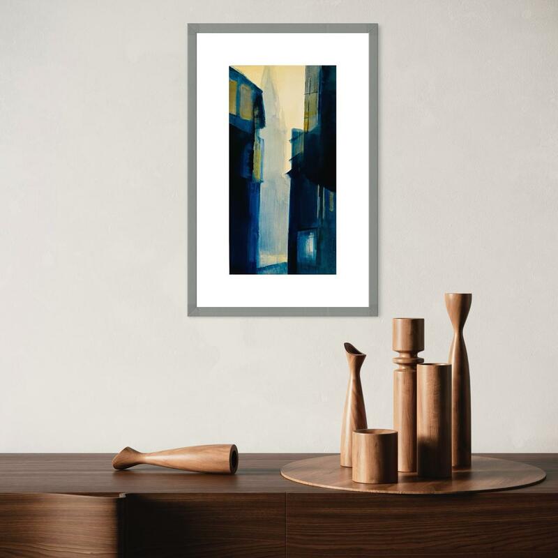 Gemälde: Church 
Stil: Abstrakte Malerei, Lasur Arbeit in Acryl auf Aquarellpapier 
Format: 40x20cm
Preis: 140€
Verfügbarkeit: 
sofort lieferbar