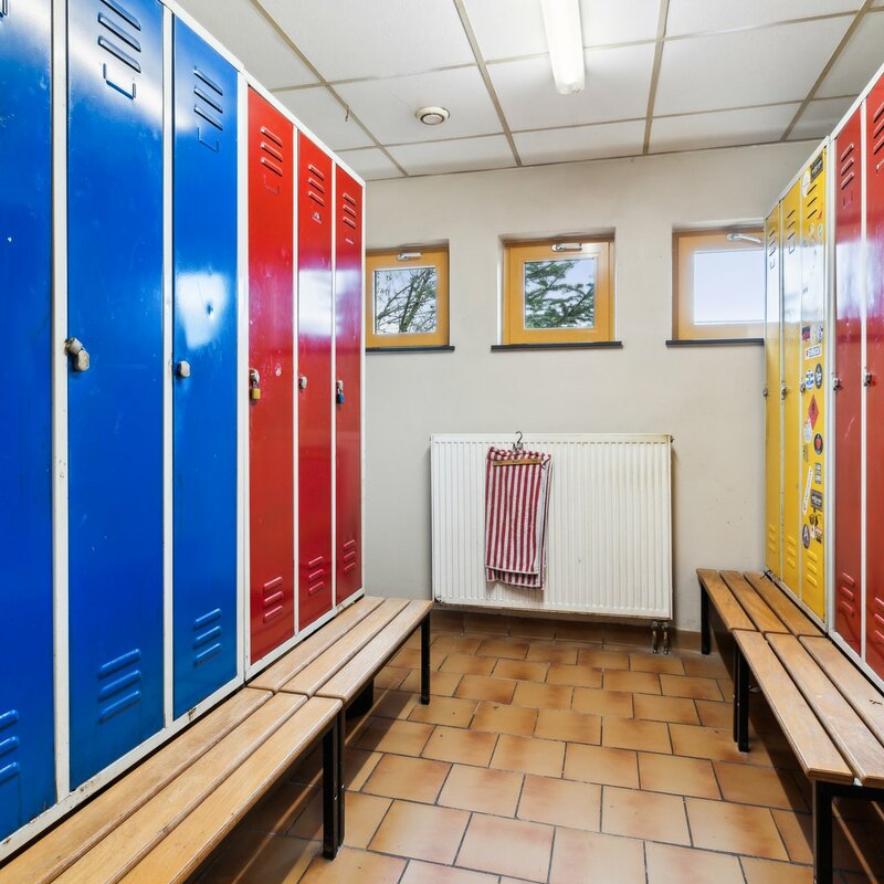 Umkleideraum mit Spints