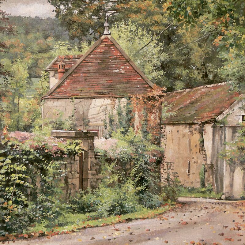 vault-de-lugny - yonne 2015, 52 x 44 cm, huile sur toile