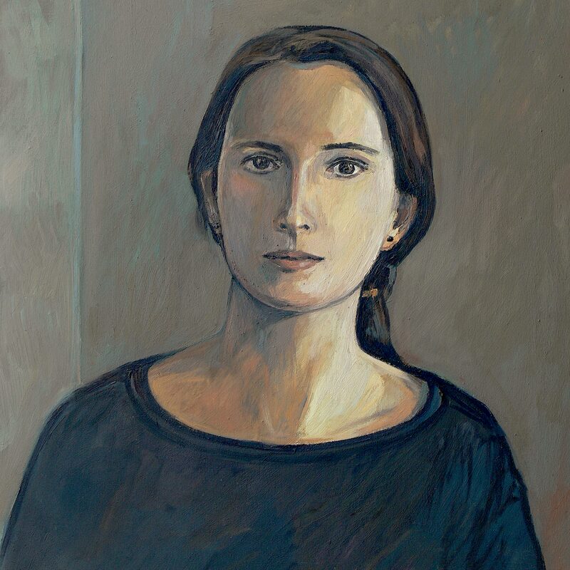 judith 1996, 69 x 60 cm, öl auf baumwolle