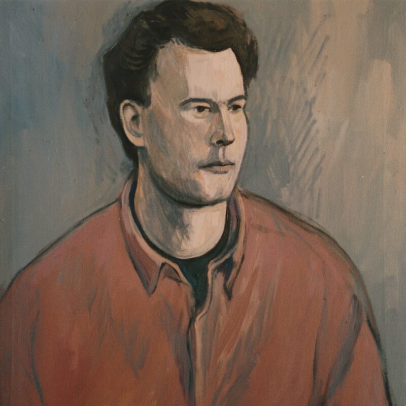 thomas 1991, 65,5 x 60 cm, öl auf baumwolle