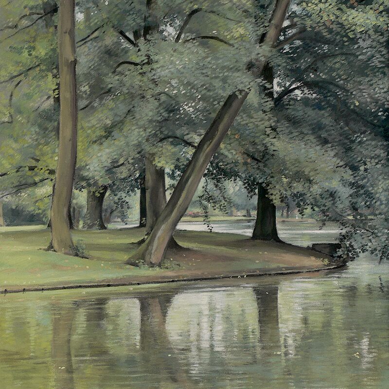 nells park, trier - rheinland-pfalz 1999, 60 x 53 cm, öl auf baumwolle