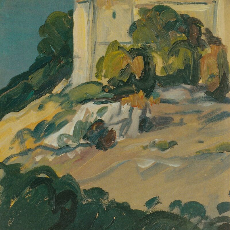 amelia - umbrien 1992, 50 x 43,5 cm, öl auf karton