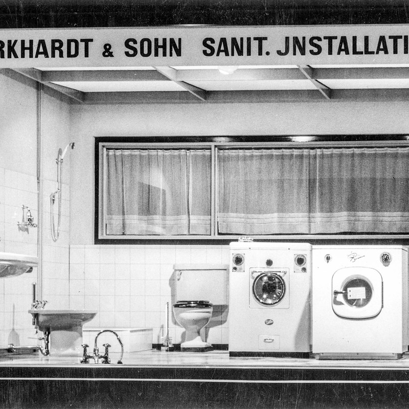 Schaufenster an der Neudorfstrasse 1967