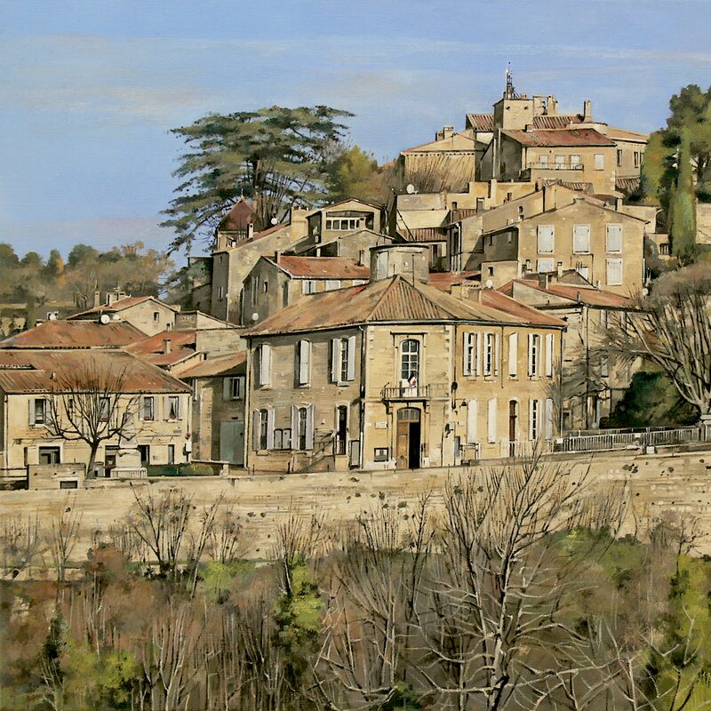 murs - vaucluse 2019, 23,6" x 29,5", oil on canvas